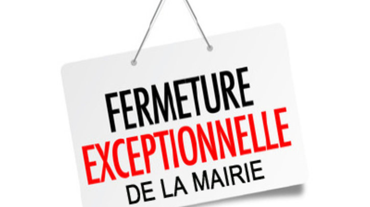 Fermeture exceptionnelle Mairie – Été 2022