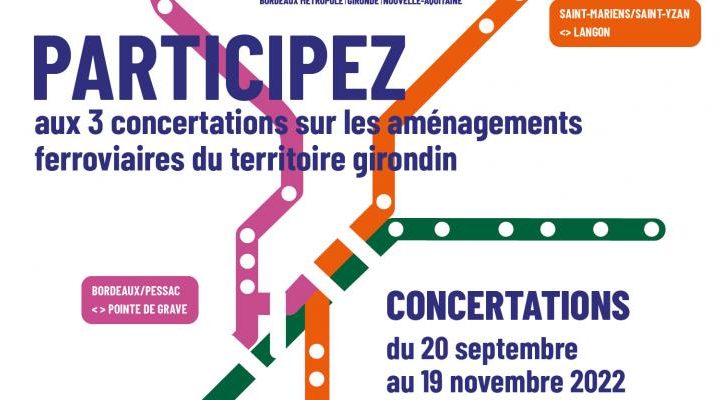 Concertations aménagements ferroviaires 20/09 au 19/11/2022