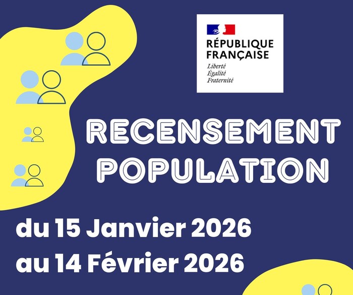 Recensement population du 15/01 au 14/02/2026