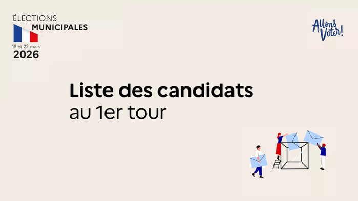 Listes des candidats aux élections municipales 2026