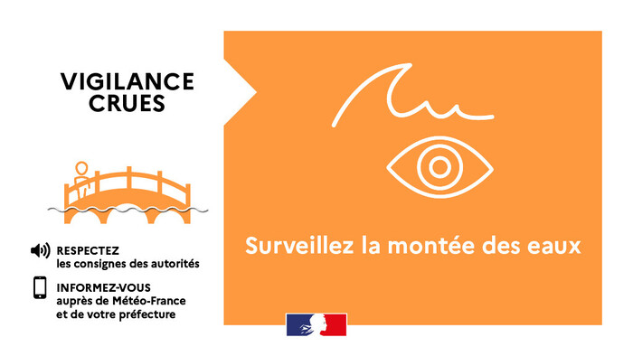 Vigilance Orange – Crues à partir du 19/02/2026