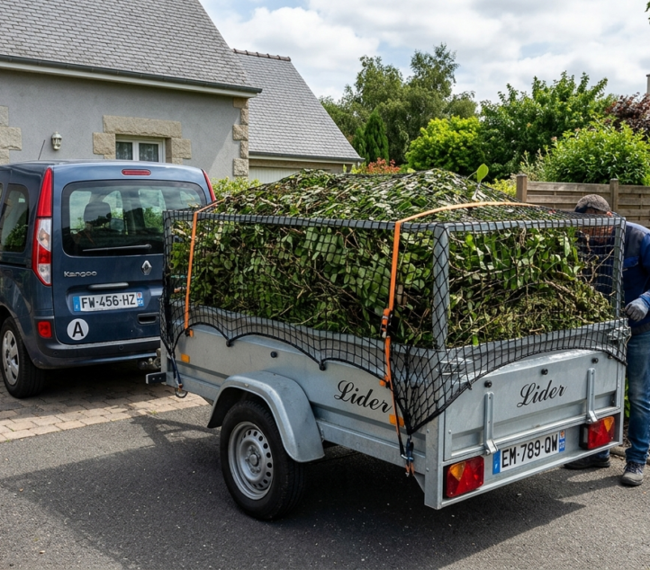 Transport déchets verts déchèterie