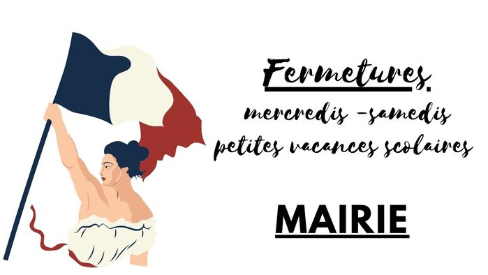 Fermetures Mairie petites vacances scolaires
